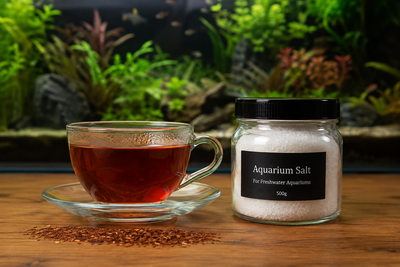 How to treat ich (white spot disease) successfully in freshwater aquariums with salt and rooibos tea