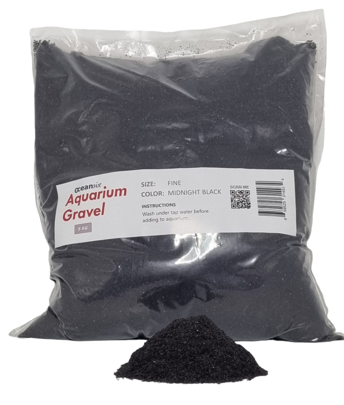 Black Gravel - Fine (5kg)